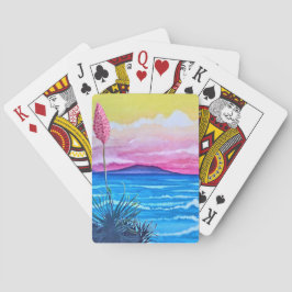 Solnedgångshav casinokort