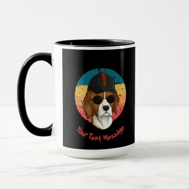 Solnedgångshund Mugg (Vänster)