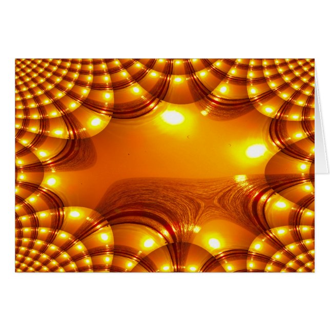 Solnedgångskärlek Hälsningskort (Framsidan Horizontal)