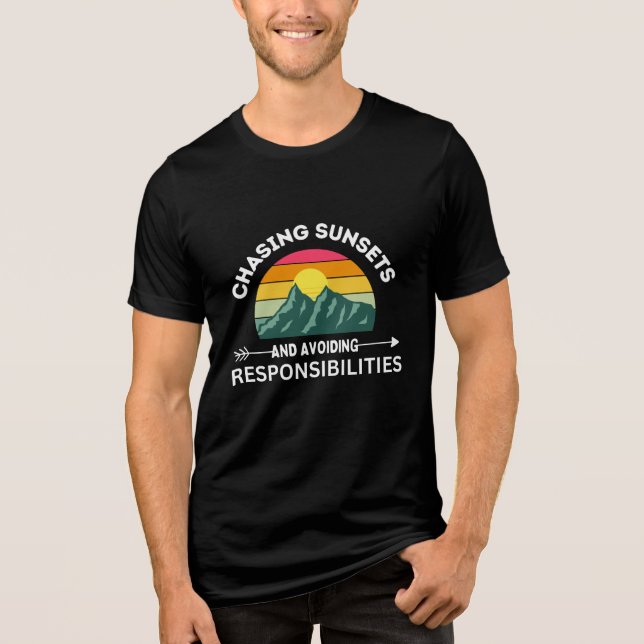 solnedgångskonstruktör t skjorta shirt (Framsida)