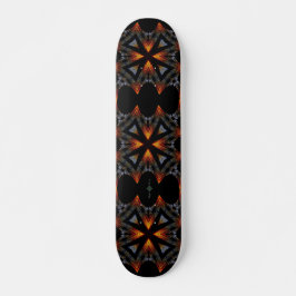Solnedgångskors Bakgrund Mini Skateboard Bräda 18,5 Cm