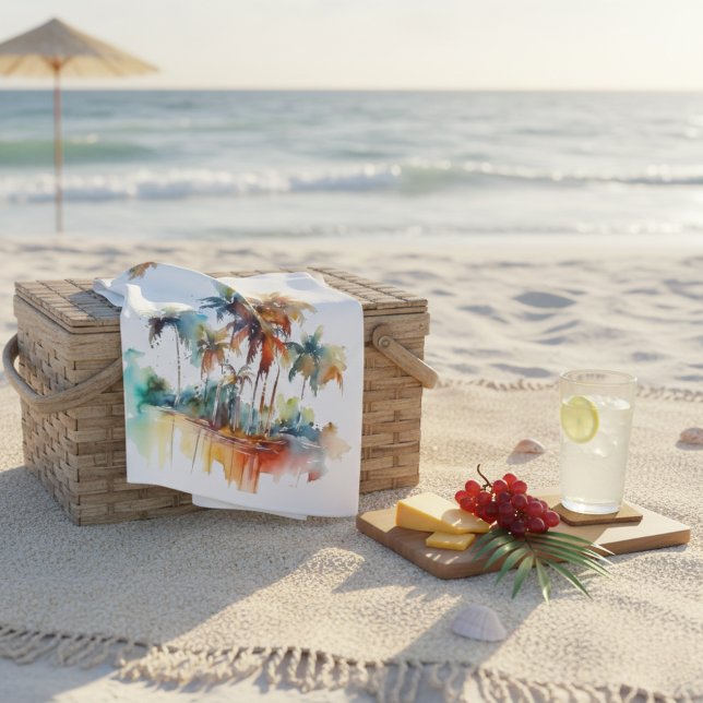 Solnedgångslund Kökshandduk (Skapare uppladdad)