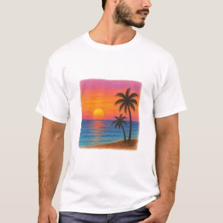 Solnedgångsmålning T Shirt