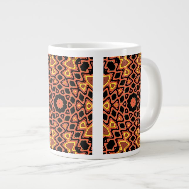 SOLNEDGÅNGSMÖNSTER JUMBO MUGG (Framsida höger)