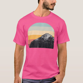 Solnedgångsomgång utomhusmiljö Hiking Trail T Shirt
