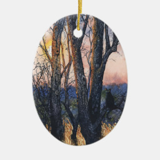 Solnedgångsornament Julgransprydnad Keramik