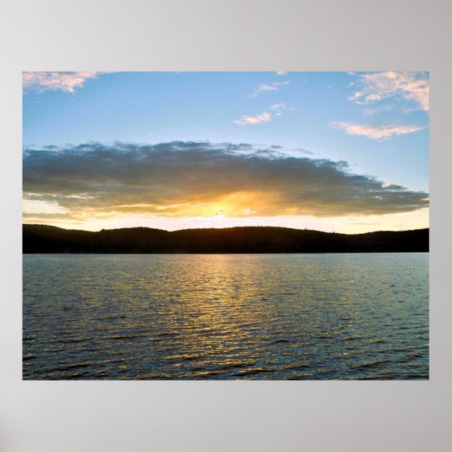 Solnedgångsposter Poster (Framsidan)