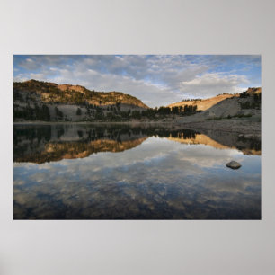 Solnedgångsreflektioner på Helen-sjön, Lassen Poster