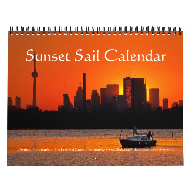 Solnedgångssegel Kalender (Omslag)