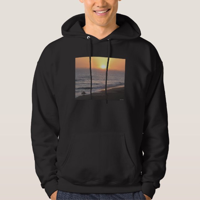 Solnedgångssörfare Hoodie (Framsida)