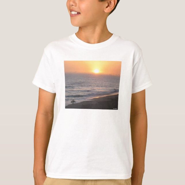Solnedgångssörfare T Shirt (Framsida)