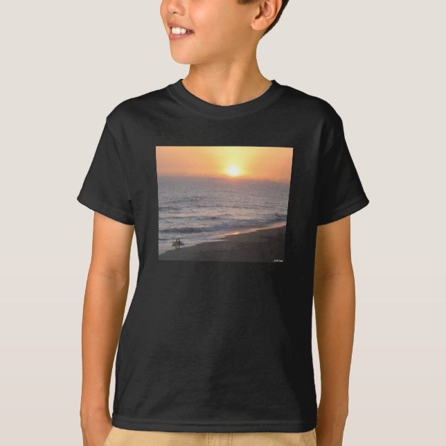 Solnedgångssurfare T Shirt (Framsida)