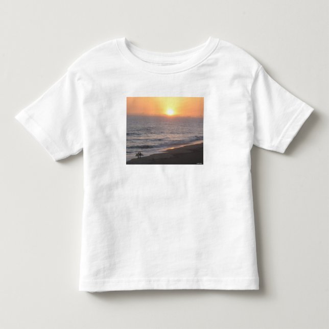 Solnedgångssurfare T Shirt (Framsida)