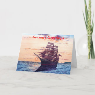 solnedgångstjärna av Indien Helgkort