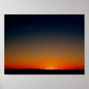 Solnedgångstjärna Poster