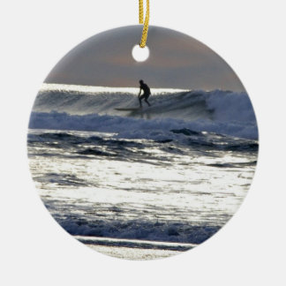 Solnedgångsurfare Julgransprydnad Keramik