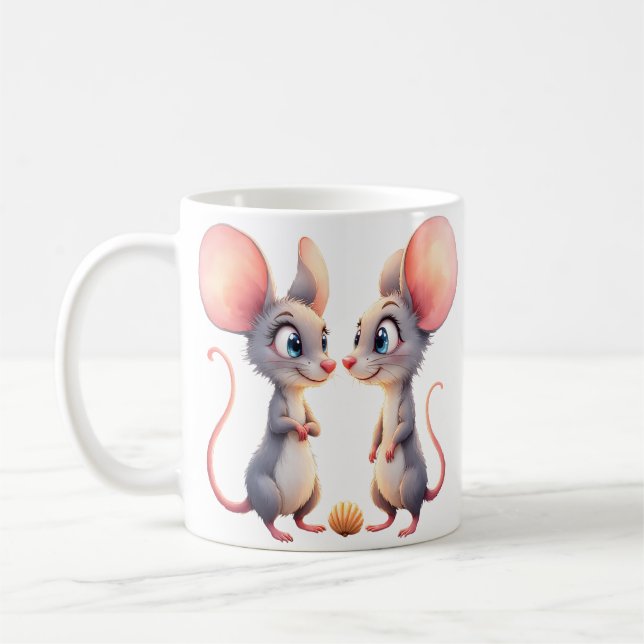 Solnedgångsviska – En liten kärlekshistoria.  Kaffemugg (Vänster)