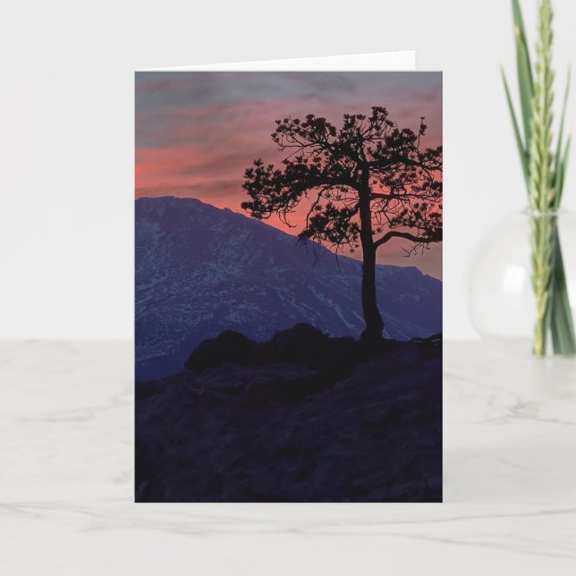 Solnedgångvaktpost Kort (Framsida)