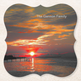 Solnedtonade Underlägg redigerade och färgstarka