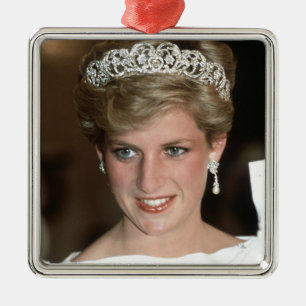 Solning! HRH Princess of Wales Julgransprydnad Metall