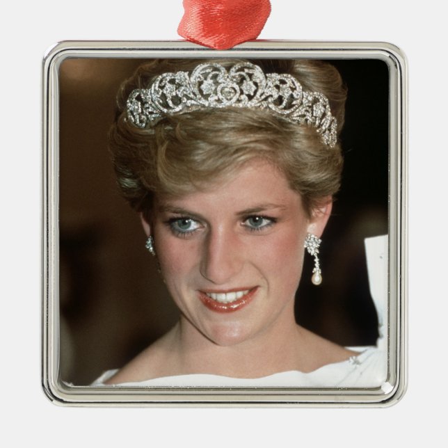 Solning! HRH Princess of Wales Julgransprydnad Metall (Framsidan)
