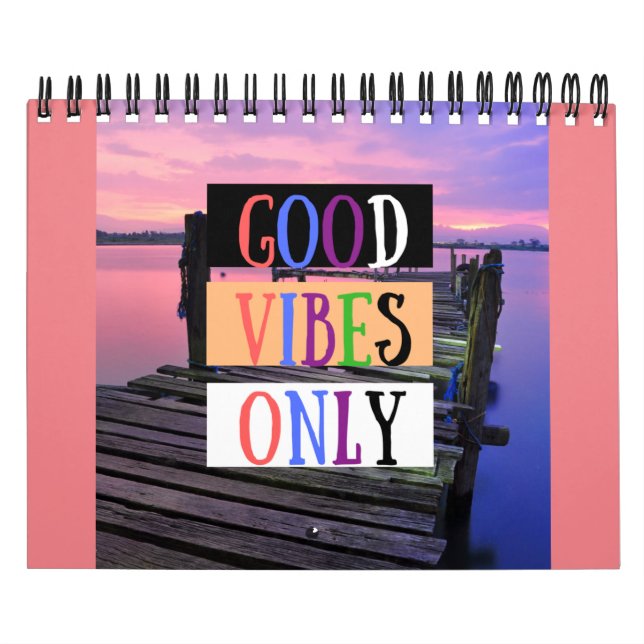 Sólo buena vibra | Good vibes only Kalender (Omslag)