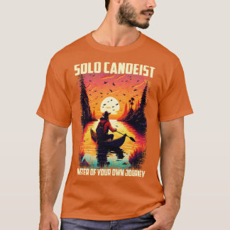 Solo Canoe Canoeing T Shirt