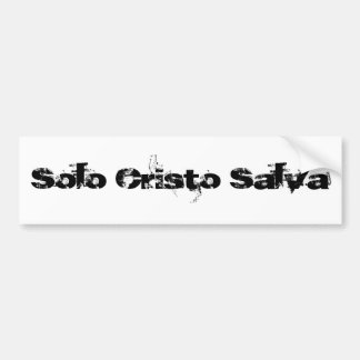 Solo Cristo Salva Bildekal