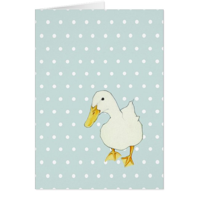 Solo-kort för Anka Hälsningskort (Framsidan)