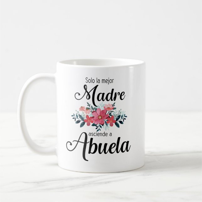 Solo La Mejor Madre Asciende A A Abuela Kaffemugg (Vänster)