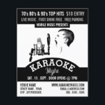 Solo Singer, Karaoke Event Advertising Flygblad<br><div class="desc">Solo Singer,  Karaoke Event Advertising Flyer från Affärskortet Store.</div>