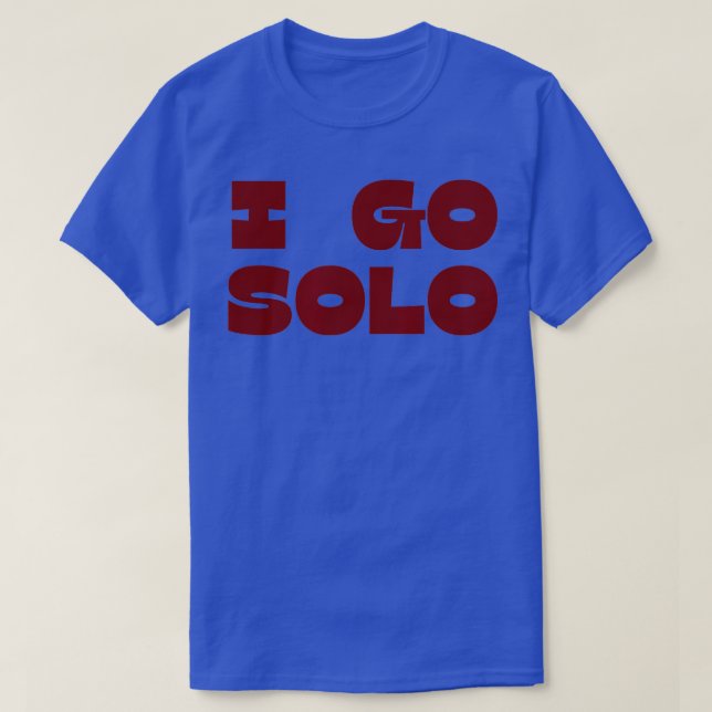 SOLO Solo Camp Funny Äventyr Manar Dam Go o Ca T Shirt (Design framsida)