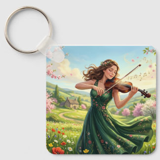Soloist Violinist Nyckelring
