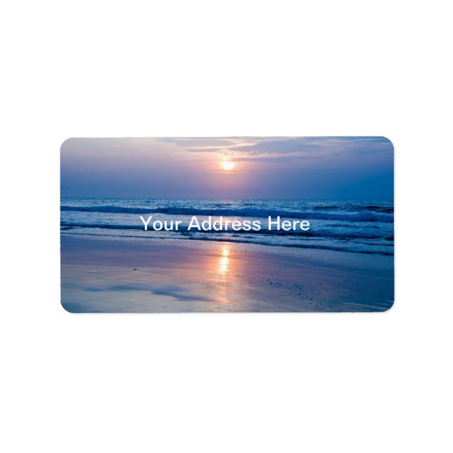 Solöksadressetikett Adressetikett (Framsidan)