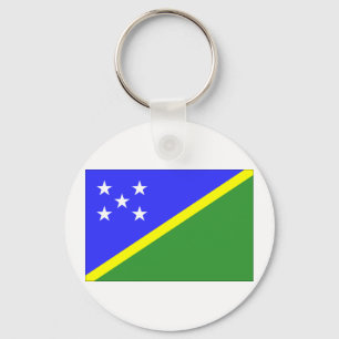Solomon Island flagga Nyckelring