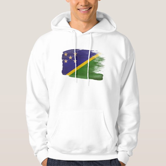 Solomon Island flaggaHoodie Munkjacka (Framsida)