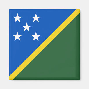 Solomon Island flaggamagnet Magnet