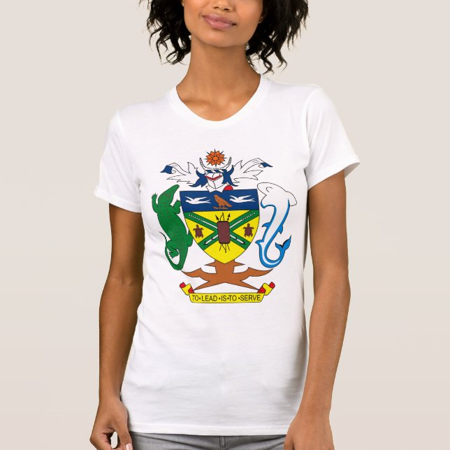 Solomon Island vapensköldT-tröja T-shirt (Framsida)