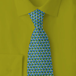 Solomon Islands Flag Brick Pattern Slips