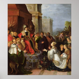 Solomon och drottningen av Sheba Poster