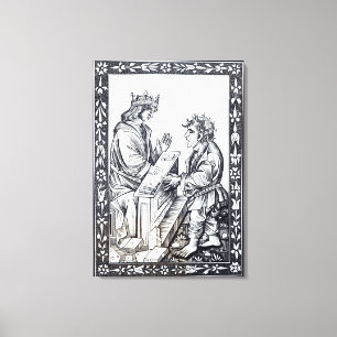 Solomon och Marcoul, illustration från Canvastryck