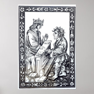 Solomon och Marcoul, illustration från Poster