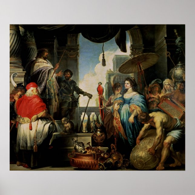 Solomon och Sheba drottning Poster (Framsidan)