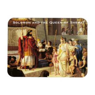 Solomon och Sheba-drottningen - Giovanni De Min Magnet