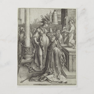 Solomon Prays framför Graven Image, c.1514 Vykort
