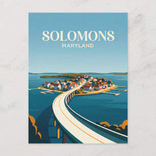 Solomons Island Maryland Vykort