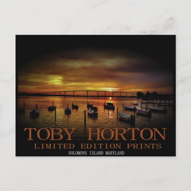 Solomons Island Maryland Vykort (Framsida)