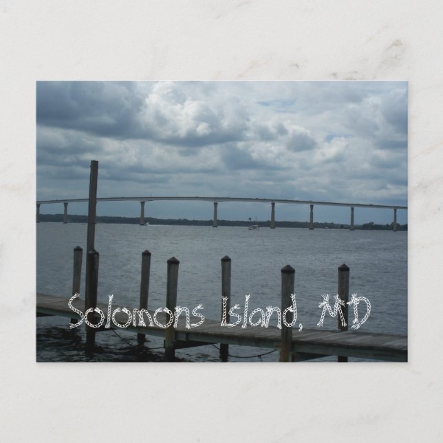 Solomons Island, MD Vykort (Framsida)