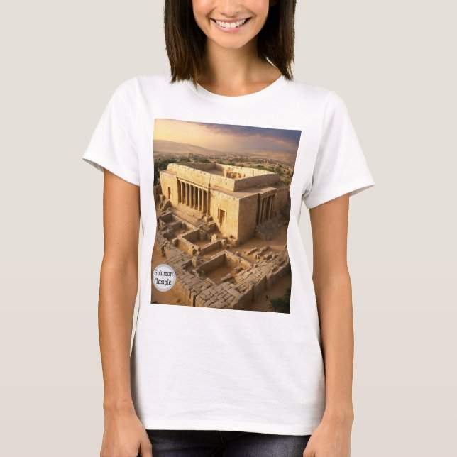"Solomons magnificens Temple: En symbol för T Shirt (Framsida)