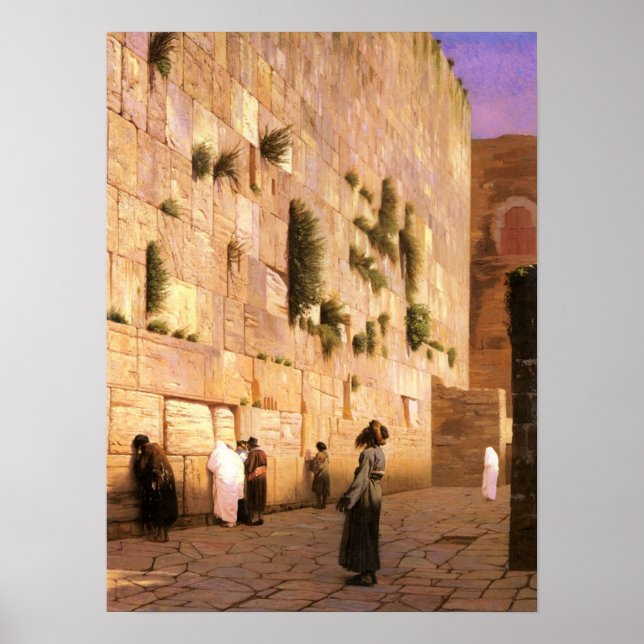 SOLOMON'S WALL JERUSALEM - SKRIVNINGAR - POSTER -  (Framsidan)